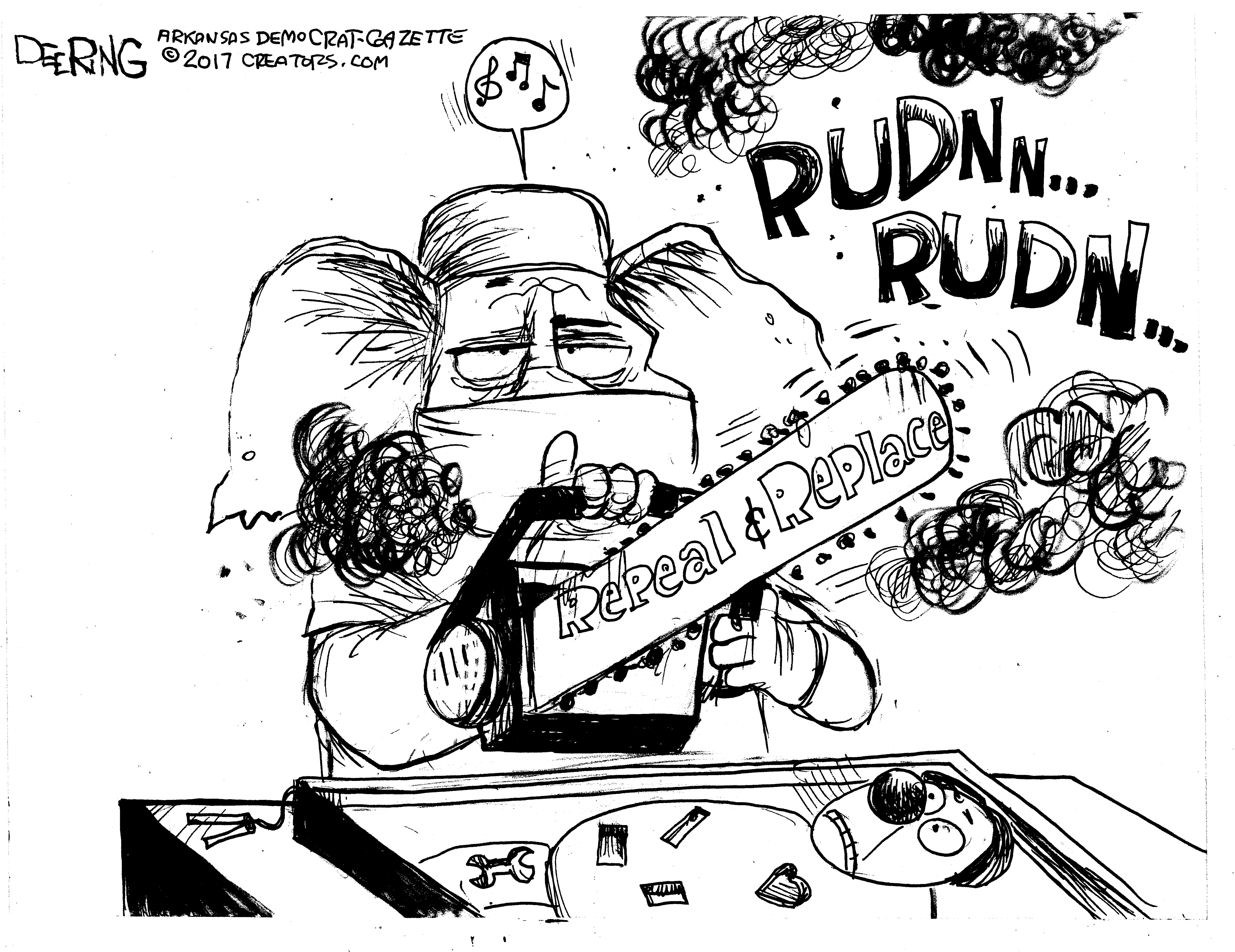 John Deering Editorial Cartoon 3/10/17