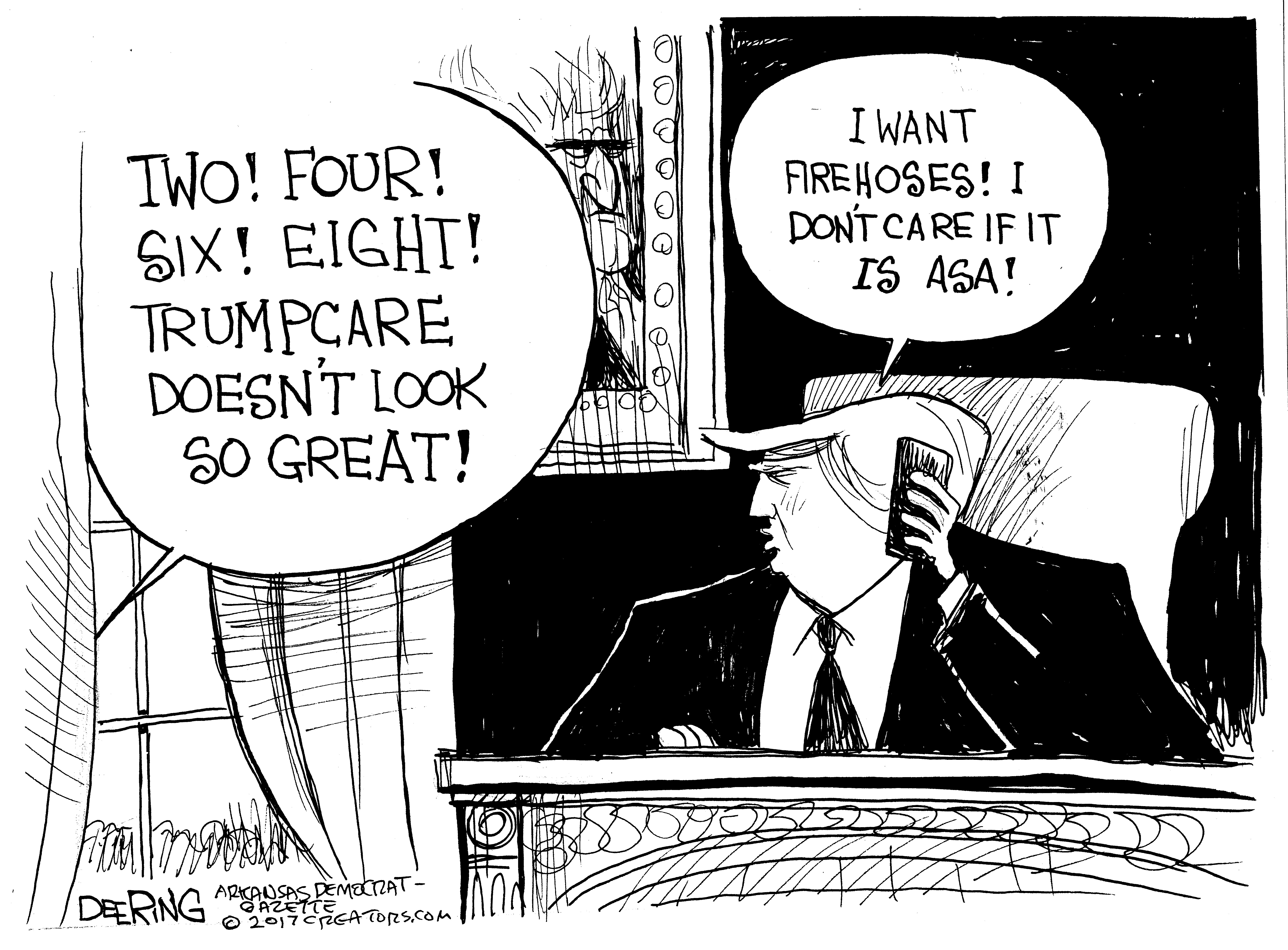 John Deering Editorial Cartoon 3/16/17