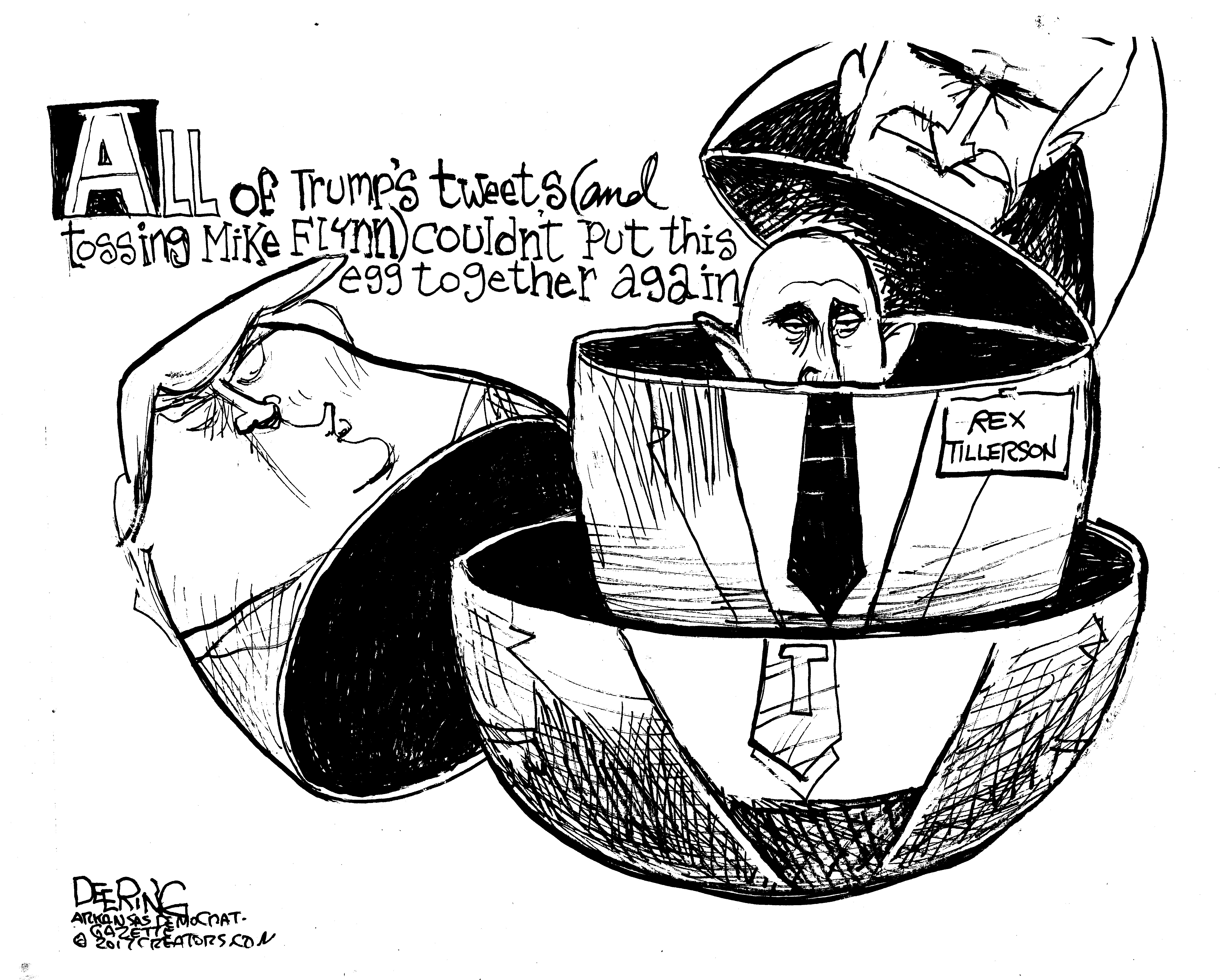 John Deering Editorial Cartoon 3/21/17