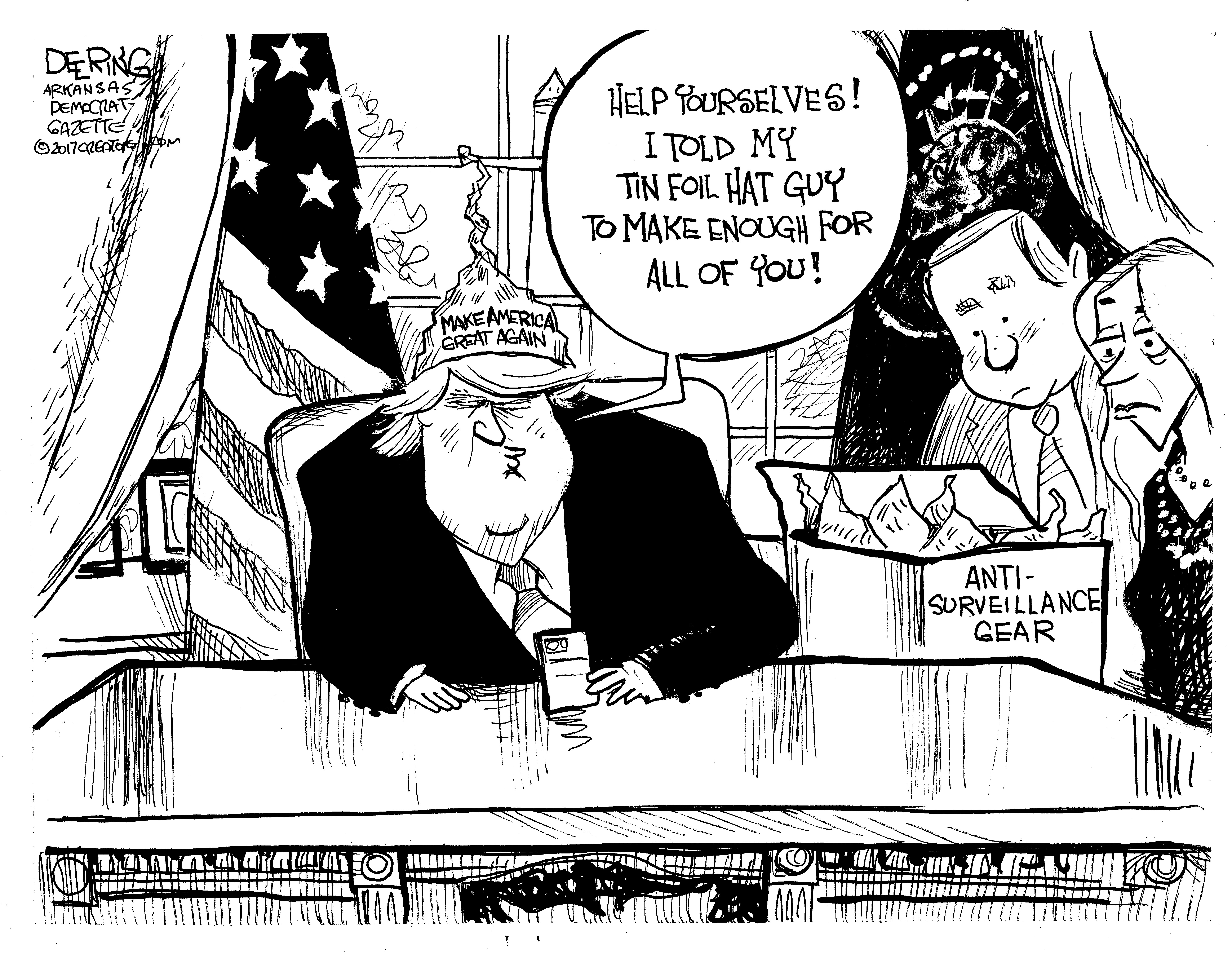 John Deering Editorial Cartoon 3/22/17