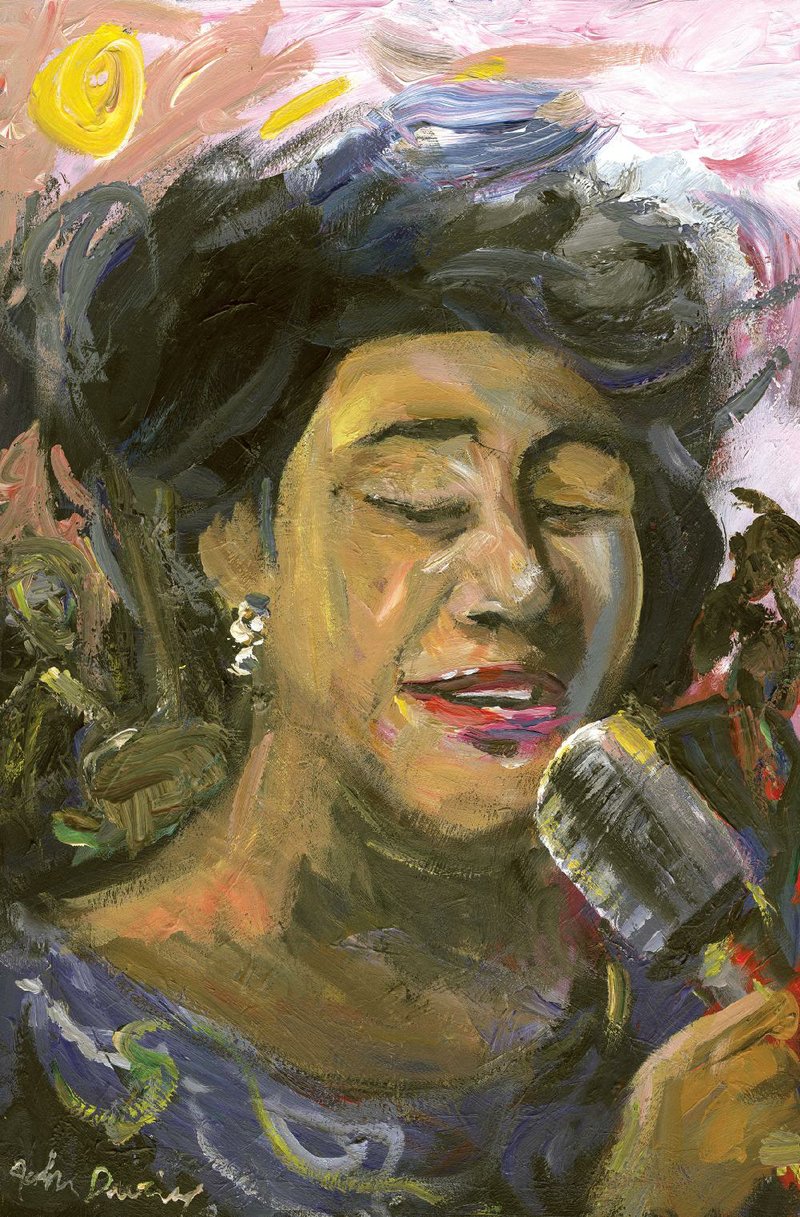 Arkansas Democrat-Gazette Ella Fitzgerald Illustration 