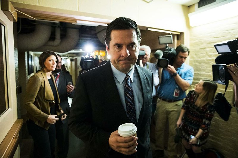 Rep. Devin Nunes, chairman of the House Intelligence Committee, on Tuesday refused to step aside from his panel’s investigation on Russia’s involvement in the 2016 presidential election. 