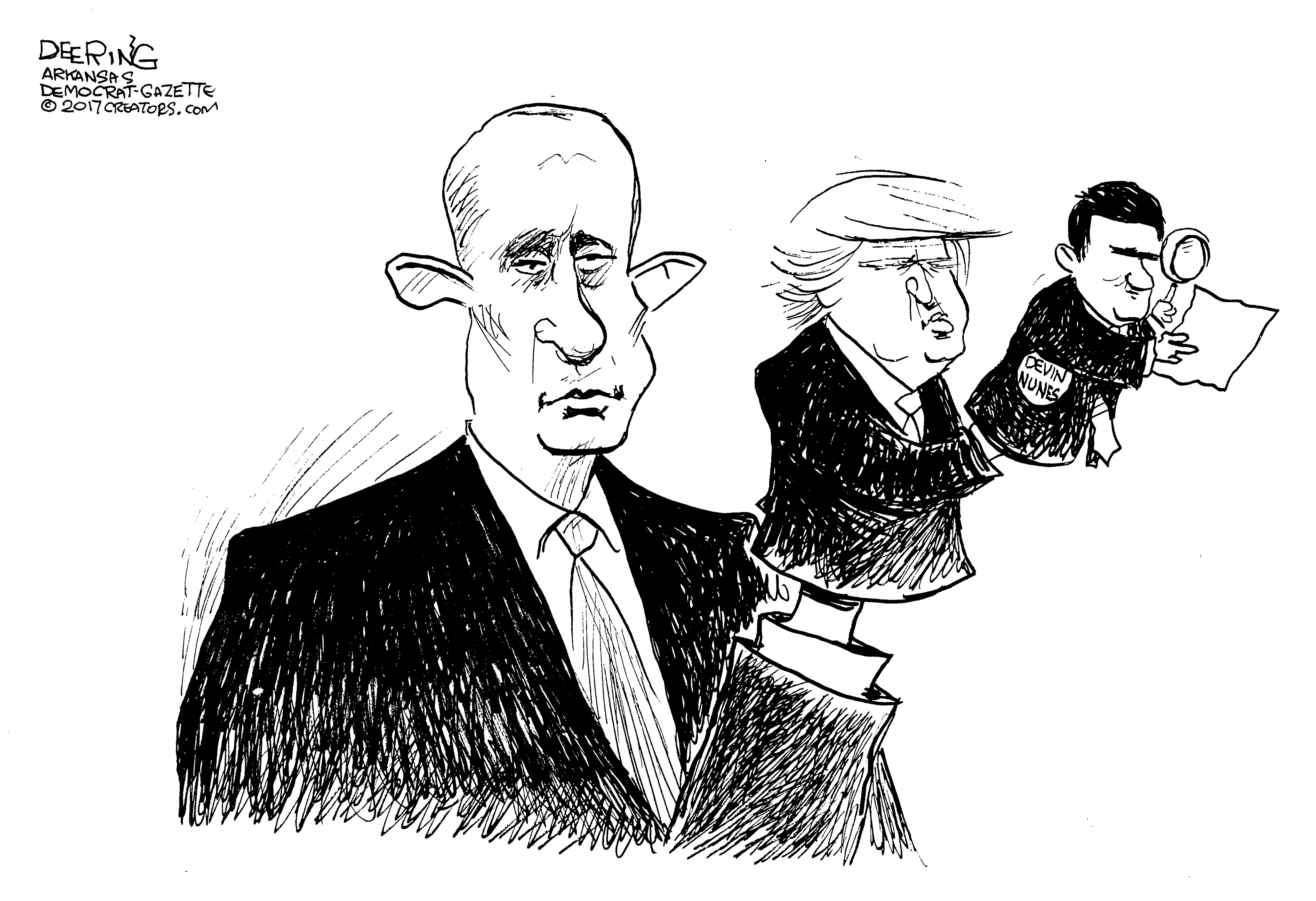 John Deering Editorial Cartoon 3/29/17