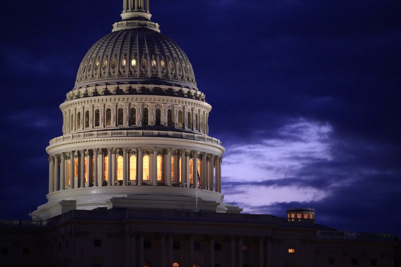 In this March 30, 2017, photo, the U.S. Capitol dome is seen at dawn in Washington. The crash of the House Republican health care bill may well have transformed an issue the party has long used to bash Democrats into the GOP's very own political nightmare. 