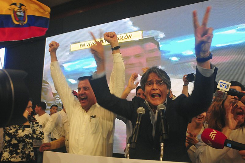 Both candidates claim victory in Ecuador presidential runoff