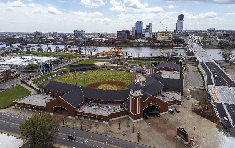 Dickey-Stephens Park in North Little Rock, open since 2007, is home to the Arkansas Travelers, the Texas League AA affiliate of the Seattle Mariners. The team opens its 2017 season Thursday against the Corpus Christi Hooks.
