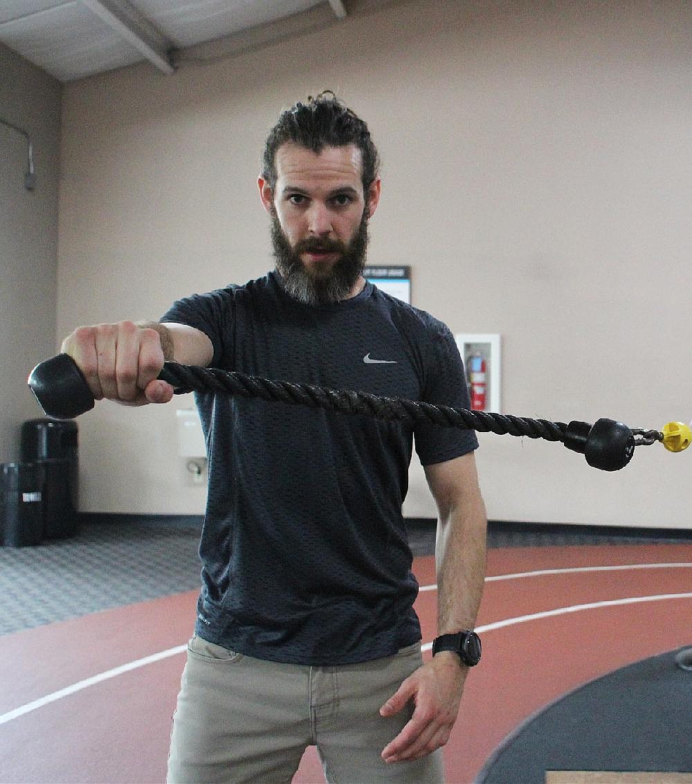 Lateral Rope Extension targets triceps muscles | The Arkansas Democrat ...