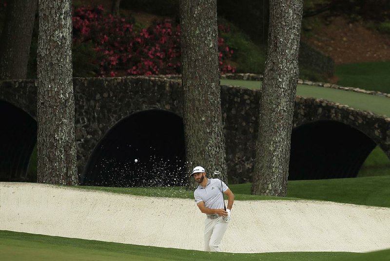 Dustin Johnson played nine holes in a practice round Wednesday at Augusta National Golf Club in preparation for this week’s Masters, but his availability to play in the tournament is uncertain after the world No. 1 suffered a lower back injury when he fell down a flight of stairs at a home he is renting for the event. Johnson was scheduled to tee off in the first round today at 1:03 p.m.