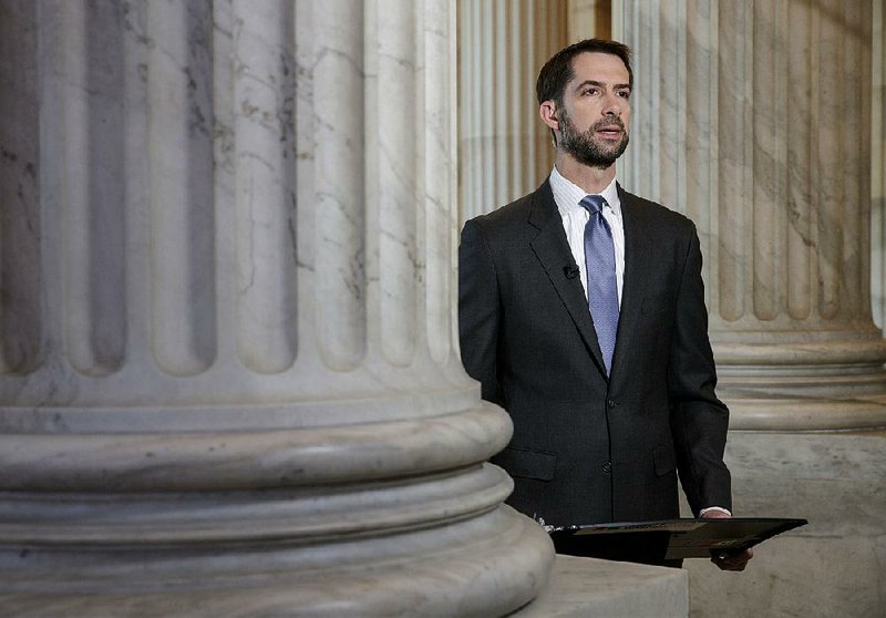 Sen. Tom Cotton, R-Ark., is shown in this photo.