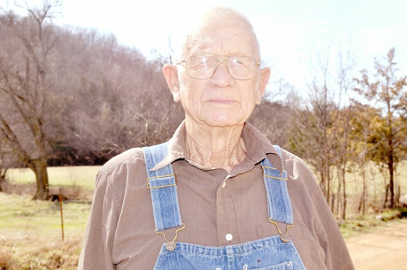 RACHEL DICKERSON/MCDONALD COUNTY PRESS Wayne Johnson of Mill Creek is pictured at his farm. He is a veteran of the Korean War and a longtime resident of McDonald County.