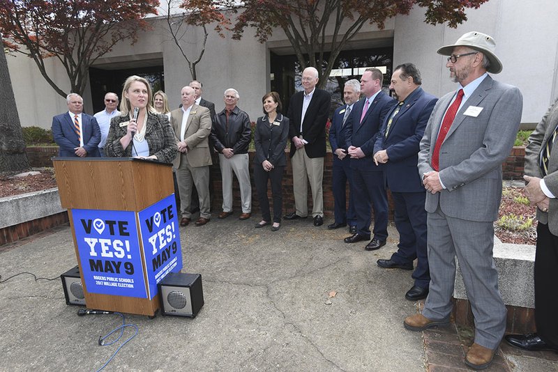 Rogers School District and city officials on Thursday kicked off a millage campaign. Voters will decide on the proposed 3.5-mill tax increase on May 9.