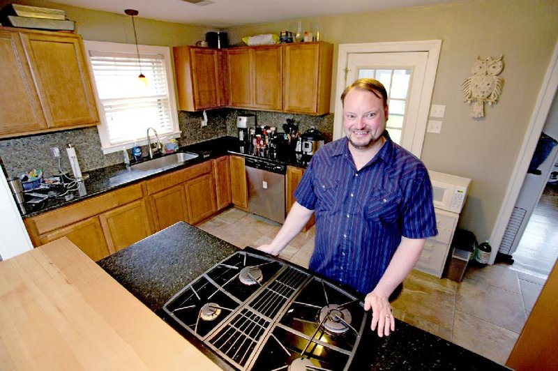 Jeremy Bragg in his favorite space, his kitchen.