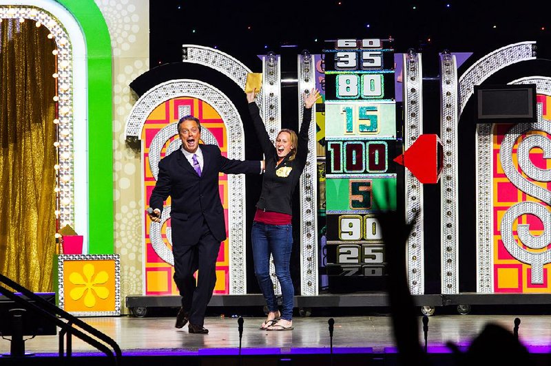 Behind the wheel: Todd Newton has hosted The Price Is Right Live for 15 years. The show comes to Little Rock’s Robinson Center Performance Hall on Monday night.
