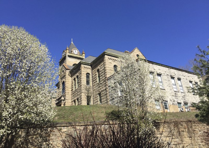 In this March 12, 2017 photo, The McDowell County Courthouse is seen, in Welch, W.Va. 