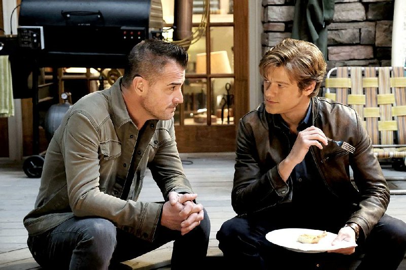 The new MacGyver stars George Eads (left) and Lucas Till. The series has already been renewed by CBS for a second season.
