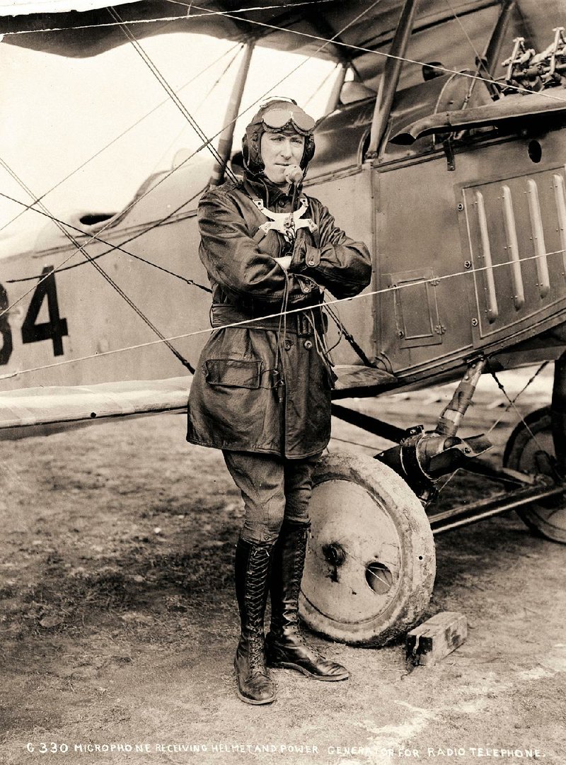 This photo of a World War I pilot near Lonoke is part of Historic Arkansas Museum’s newest exhibit, “The Great War: Arkansas in World War I.” It opens with a reception and book signings, Stone’s Throw Brewing beer, Loblolly Creamery ice cream and music by Delta Brass Combo, 5-8 p.m. Friday. The exhibit continues through Aug. 16. Admission is free. Call (501) 324-9351 or visit historicarkansas.org.
