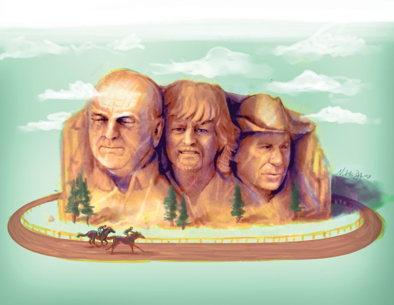 Arkansas Democrat-Gazette legends of Oaklawn illustration.