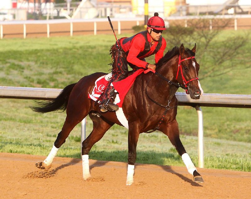 Classic Empire, trained by Mark Casse, is the projected betting favorite for today’s Grade I $1 million Arkansas Derby at Oaklawn Park in Hot Springs.