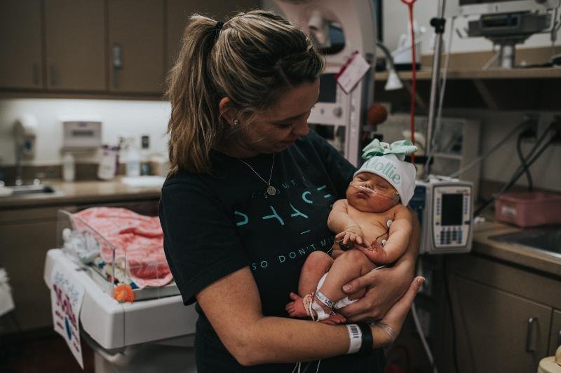 Amanda Yates stayed at the Ronald McDonald Family Room in Rogers in June 2016 when her daughter, Mollie, required 23 days of neonatal intensive care at Mercy Hospital.