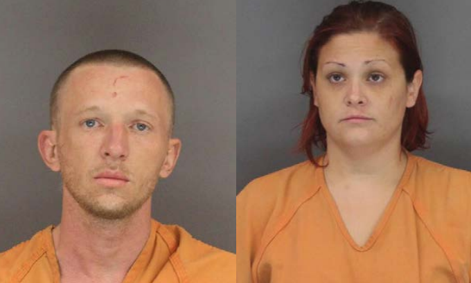 Dale Virgil Roberts, 29, left, and Nicole Taylor Standige, 30