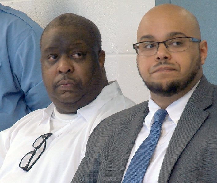 Marcel Williams (left) and his attorney Jason Kearney are shown in this file photo.