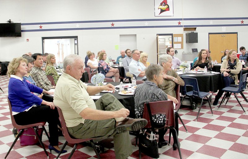 About 55 people attended the Chamber&#8217;s annual banquet, held at Lynch Middle School in Farmington.