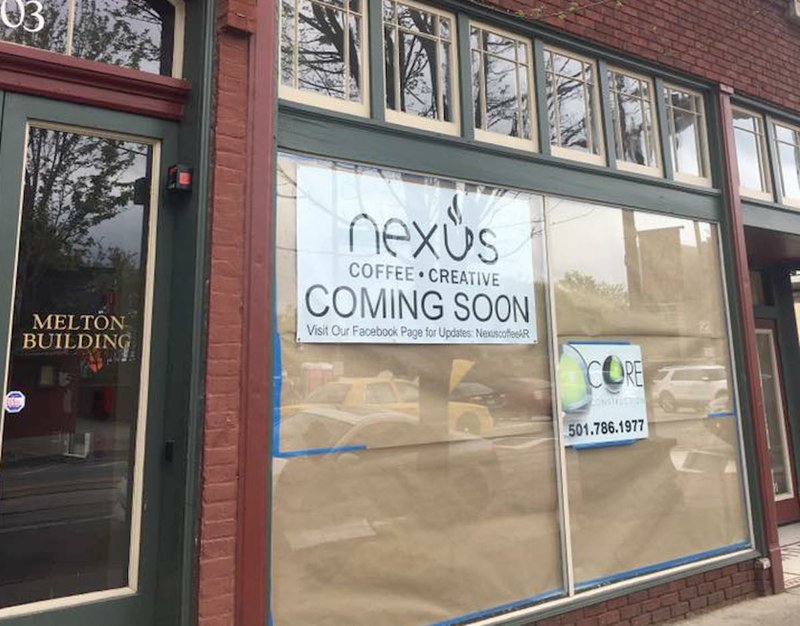 Nexus Coffee and Creative at 301 President Clinton Ave. in Little Rock