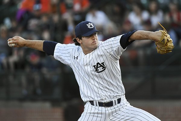 Auburn sophomore right-hander Casey Mize leads the SEC in wins, ERA and strikeouts. 