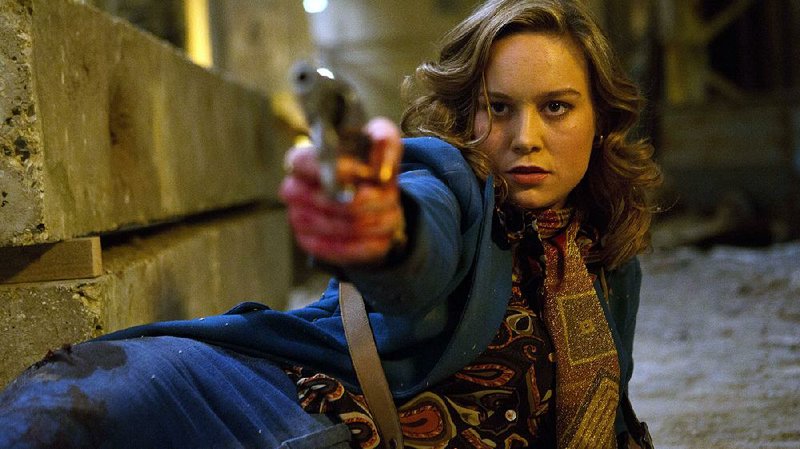 Justine (Brie Larson) is a trigger-happy woman with mysterious motives in Ben Wheatley’s hyperviolent shoot’em-up Free Fire.
