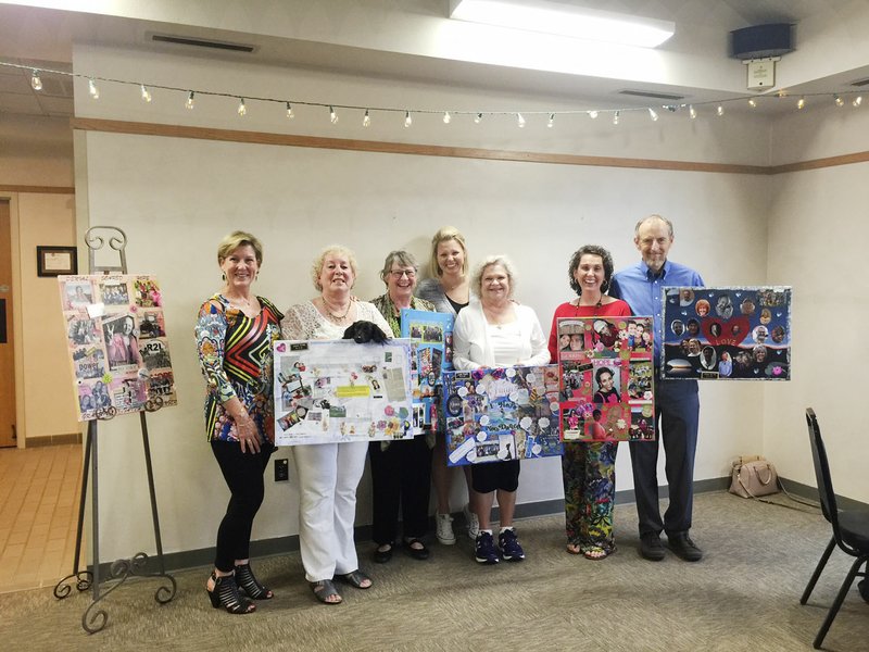 Courtesy photo Participants in Hope Cancer Resources’ “Art, Healing & Hope” collage class create visual representations of their cancer experiences.