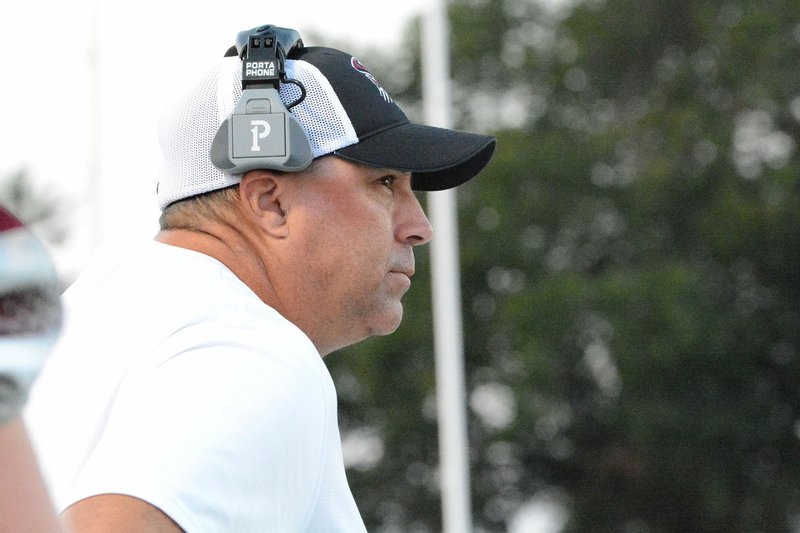 Bud Sullins/Special to Siloam Sunday Siloam Springs head coach Bryan Ross is entering his ninth season as head coach as the Panthers start spring football practice on Monday afternoon at Panther Stadium.