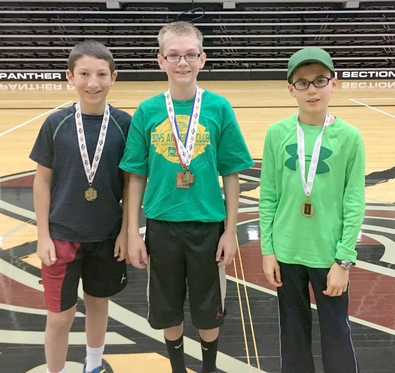 Fourth- and fifth-grade boys all-academic Photo submitted The following players earned all-academic honors for the fourth- and fifth-grade boys basketball league of the Boys and Girls Club of Western Benton County: Cayden Hansen, Nate Hawbaker and Charley Hyde.