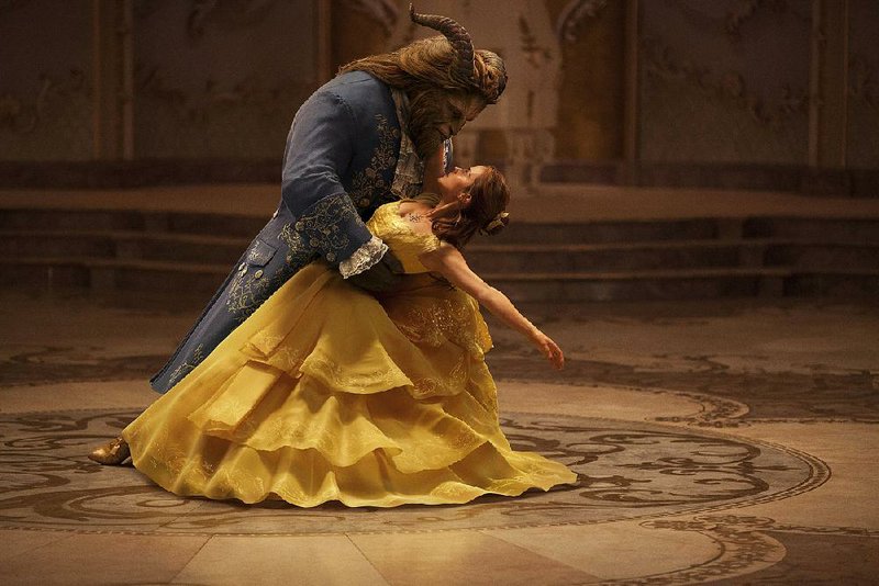 Dan Stevens plays the Beast and Emma Watson stars as Belle in Disney’s live-action Beauty and the Beast. It came in third at last weekend’s box office and made about $10 million.