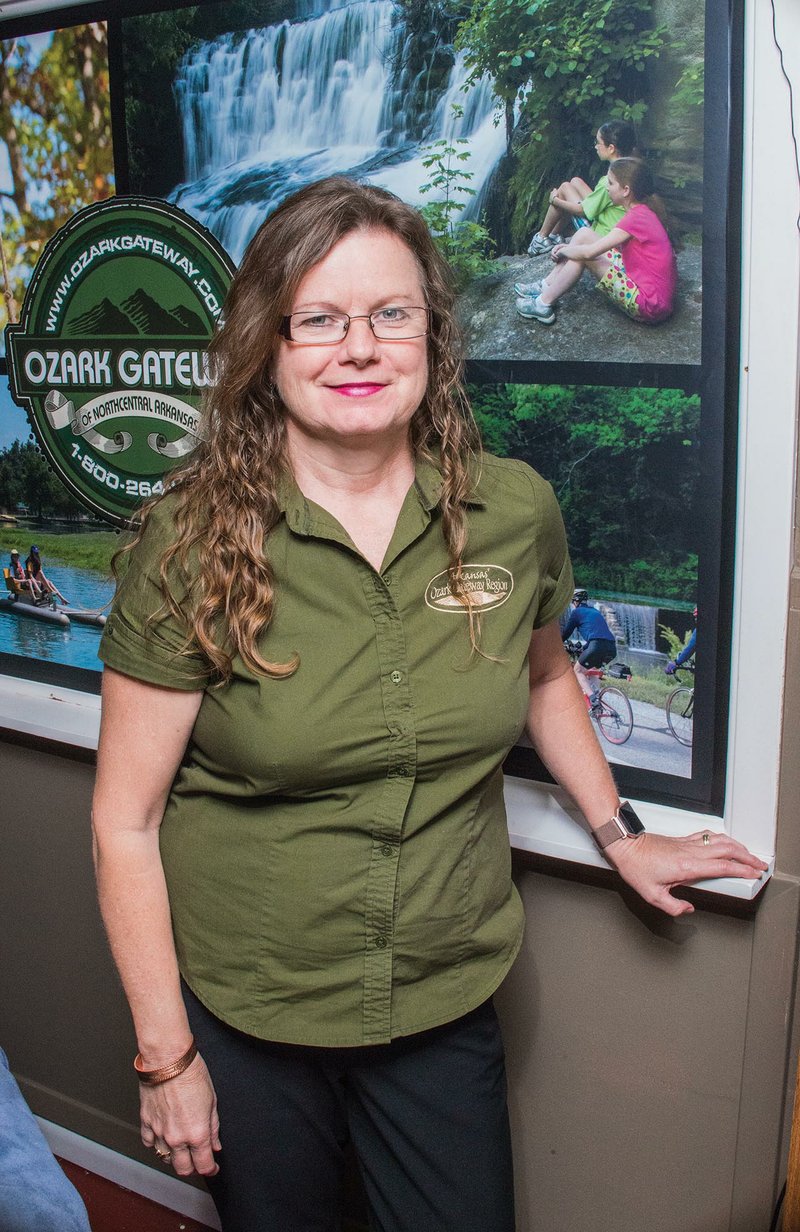 Cathy Drew has been the executive director of the Ozark Gateway Tourist Council in Batesville for 17 years. 