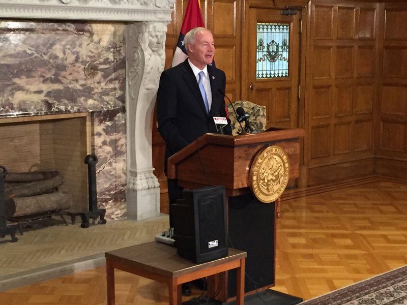 Arkansas Gov. Asa Hutchinson said Friday, April 28, 2017 that he expects a routine review of the execution of Kenneth Williams. 
