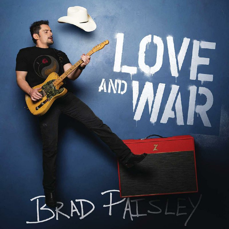 Album cover for Brad Paisley's "Love and War"