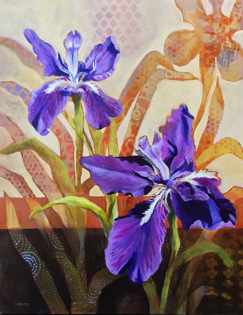 The Art Group Gallery, 11525 Cantrell Road, hosts an evening of refreshments, music by Bill Thurman, and new works such as Iris by Design (shown) by Shelley Gentry and Five O’Clock Somewhere by Holly Tilley on Friday. Admission is free and gallery hours are 11 a.m.-6 p.m. Monday-Saturday, 1-6 p.m. Sunday. Call (501) 690-2193.
