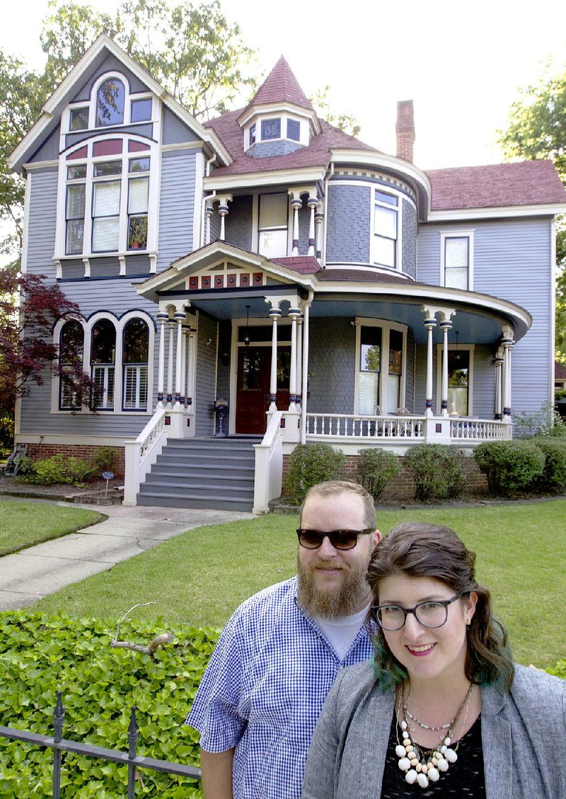 Dan Roda and Elizabeth Michael are the owners of the Hemingway House at 1720 Arch St. The Victorian-era home will be featured in the Quapaw Quarter Association’s Spring Tour of Homes from May 13-14. “It’s pretty cool — we’ve got an old house, we’ve come in and put our modern touch on it,” Roda says. “Hopefully we’ll get to stay here awhile and grow into it. And now the neighborhood is starting to sprout some of our favorite places in town to be.”
