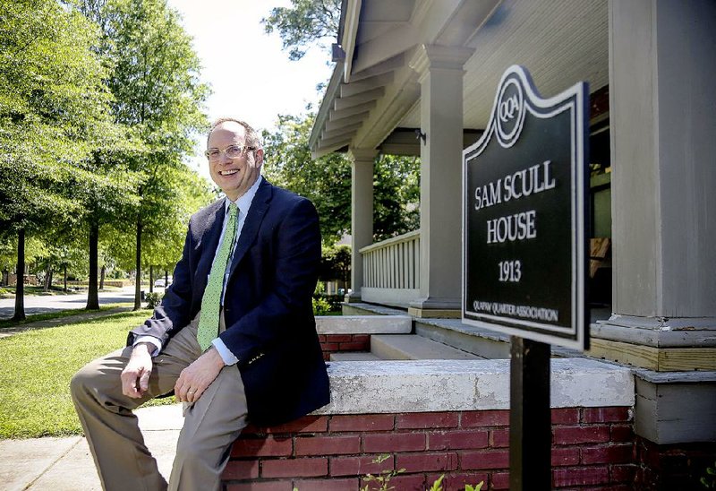 Chuck Cliett is a lawyer by day who moonlights in community service. He’s chairman of the Quapaw Quarter Association’s 53rd annual Spring Tour of Homes, scheduled for Saturday and May 14.