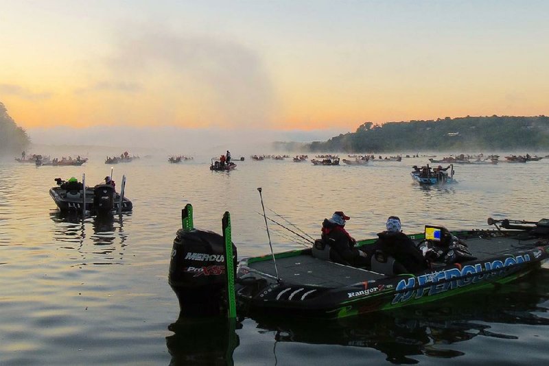 For professional and co-anglers on the FLW Tour, every tournament day begins with predawn preparations, followed by a chilly and often wet takeoff at 6:30 a.m.