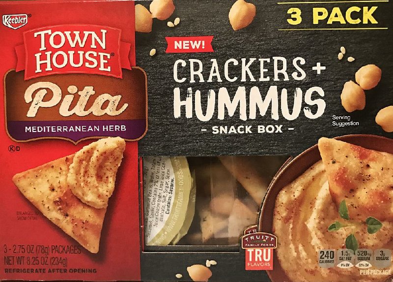Keebler Town House Crackers + Hummus Snack Boxes