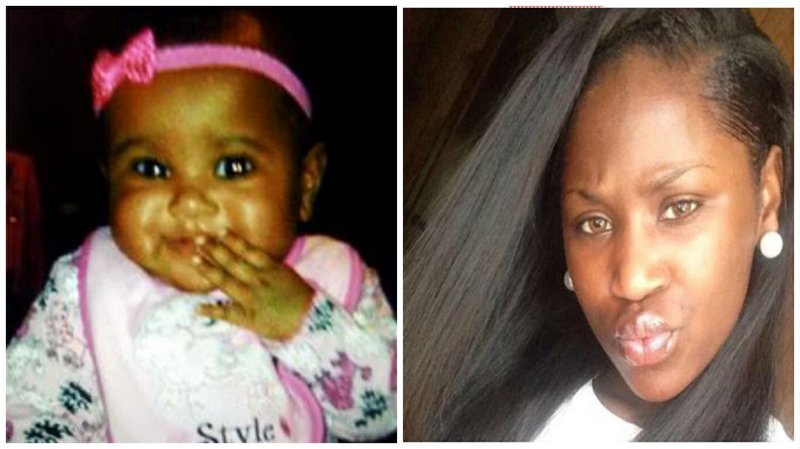 Police say 8-month-old Lauren Stokes (left) was taken by her biological mother Antionette Durham (right) from Pine Bluff Saturday night.