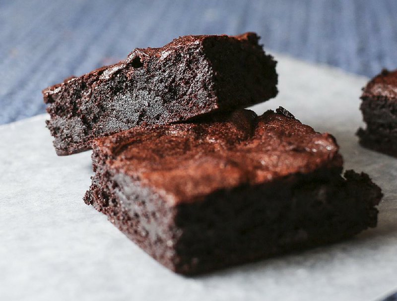 All-Cocoa Brownies are rich and fudgy. 