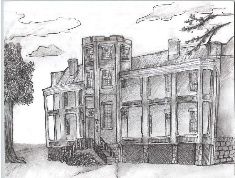 Among the winners in the Arkansas Historic Preservation Program’s 26th annual “Preserve Our Past” art and essay invitational: a drawing of the MacArthur Museum of Arkansas Military History in Little Rock by Megan Grace Homeier of Ahlf Junior High School in Searcy (grades 7-8)
