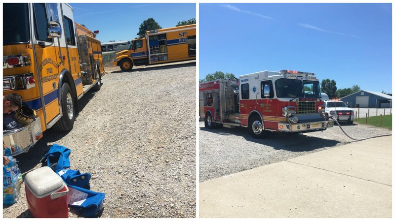 The Lowell Fire Department posted pictures of a cleared street that had been a "hazmat scene" earlier Monday.