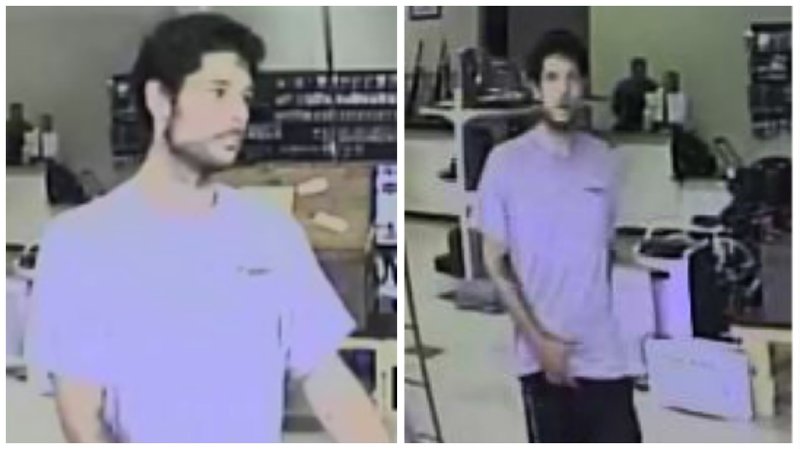 A person is sought after reportedly stealing a revolver from a Conway pawn shop earlier this month, according to police.
