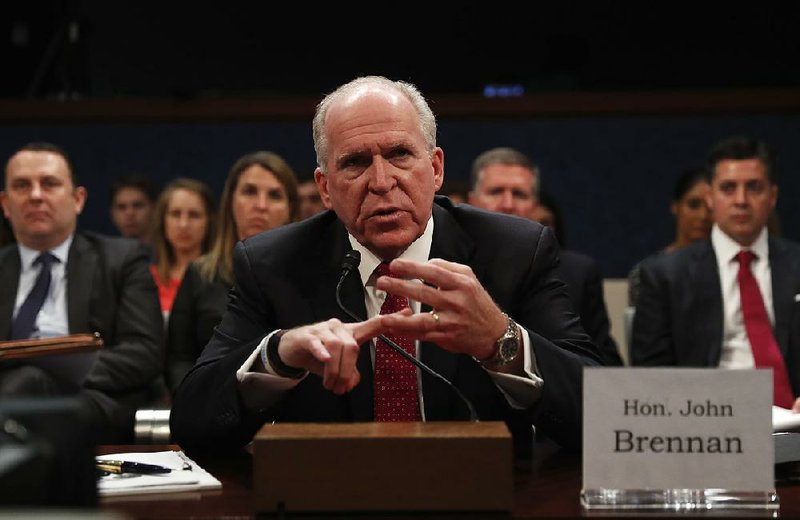 “It should be clear to everyone that Russia brazenly interfered in our 2016 presidential election process,” former CIA Director John Brennan testified Tuesday.