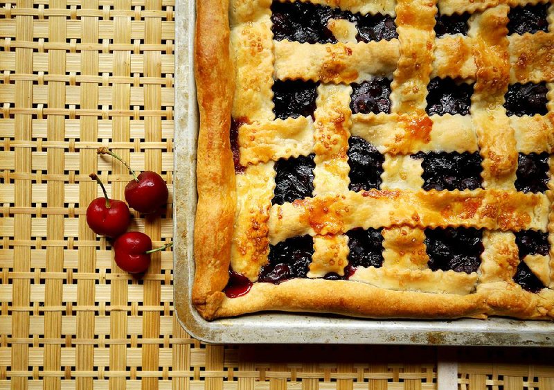 Cherry-Berry Slab Pie 