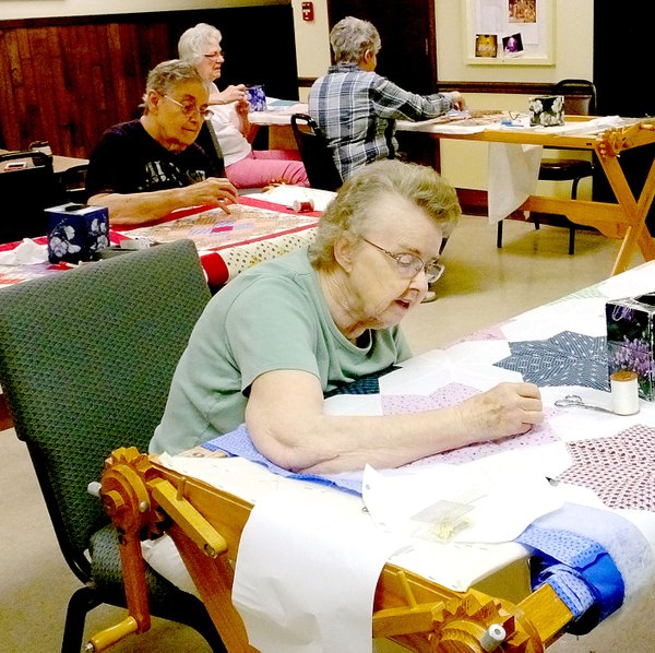 Hand quilting a dying art