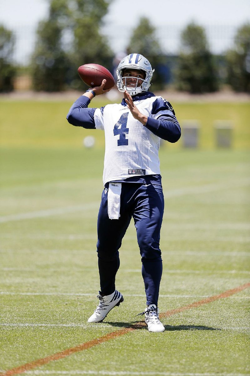 Quarterback Dak Prescott no longer has to wonder whether he’ll be Dallas’ undisputed starter when the Cowboys play the New York Giants in their season opener Sept. 10.